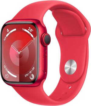 Apple Watch Serie9 Cell 41mm Aluminium (PRODUCT)Red Sport Band (PRODUCT)Red S/M MRY63QL/A - puntoluceled