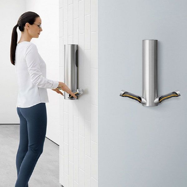 Dyson Airblade 9KJ HU03 Stainless Steel – Asciugamani Elettrico ad Aria da Parete