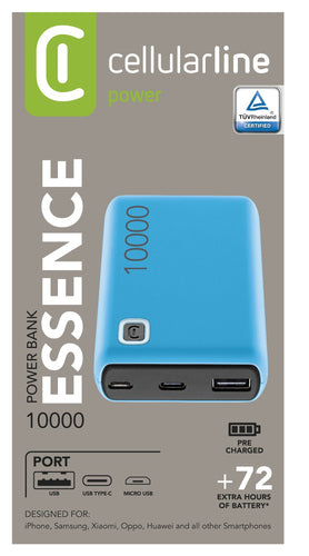 Cellularline Power Bank ESSENCE 10000