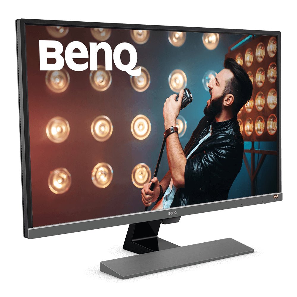 BenQ EW3270U Monitor PC 80 cm (31.5&#34;) 3840 x 2160 Pixel 4K Ultra HD LED Nero, Grigio, Metallico - puntoluceled