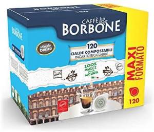 Borbone Box Cialde 44mm Miscela Decisa (Nera) 120pz - puntoluceled