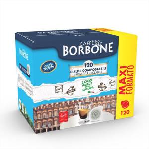 Borbone Box Cialde 44mm Miscela Nobile (Blu) 120pz - puntoluceled