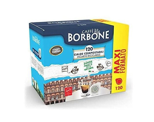 Caffè Borbone 120 Confezione 120 Cialde 44 mm espresso Miscela Decisa - puntoluceled