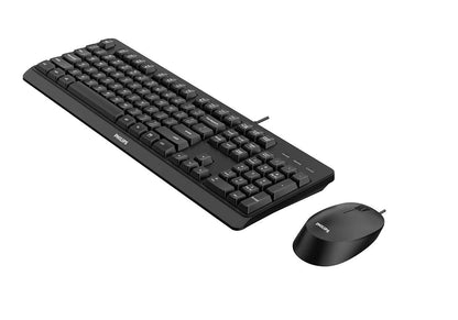 Philips 2000 series SPT6207BL/34 tastiera Mouse incluso Universale USB QWERTY Inglese Nero