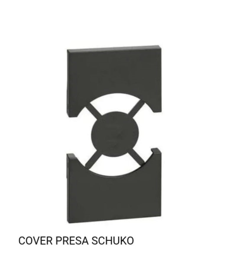 Compatibile Bticino Living Now Cover per presa Schuko colore Nero - puntoluceled