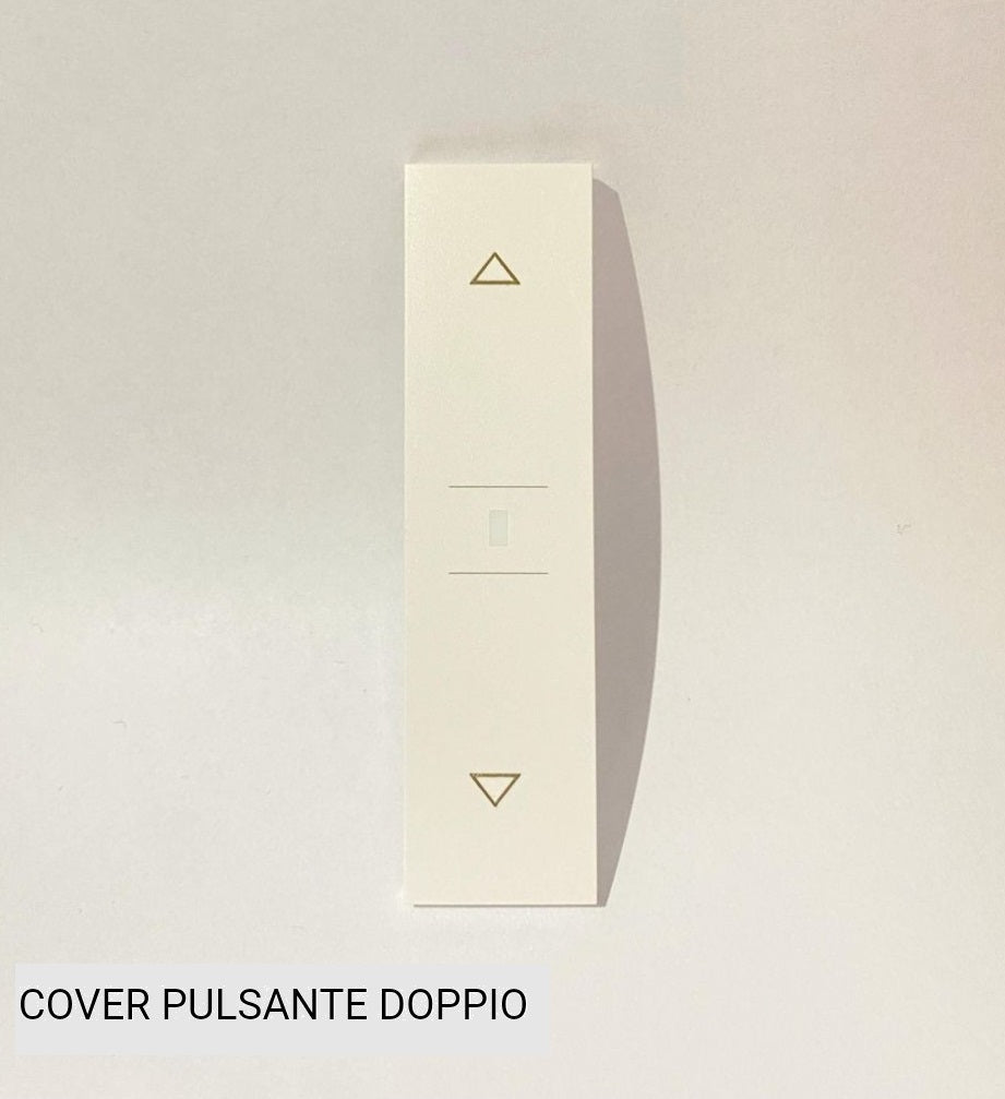 Compatibile Bticino Living Now Cover Pulsante doppio sali scendi colore bianco - puntoluceled