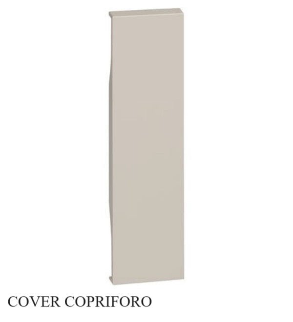 Compatibile Bticino Living Now Cover tasto copriforo colore Sabbia - puntoluceled
