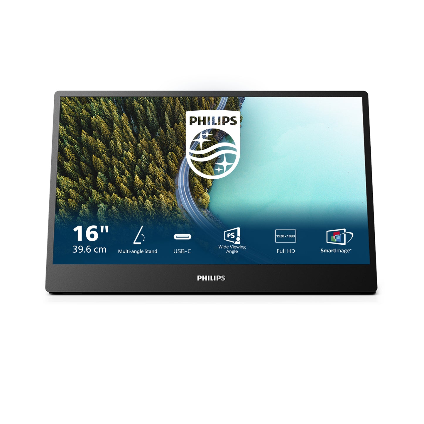 Philips 3000 series 16B1P3302/00 LED display 39,6 cm (15.6&#34;) 1920 x 1080 Pixel Full HD Nero