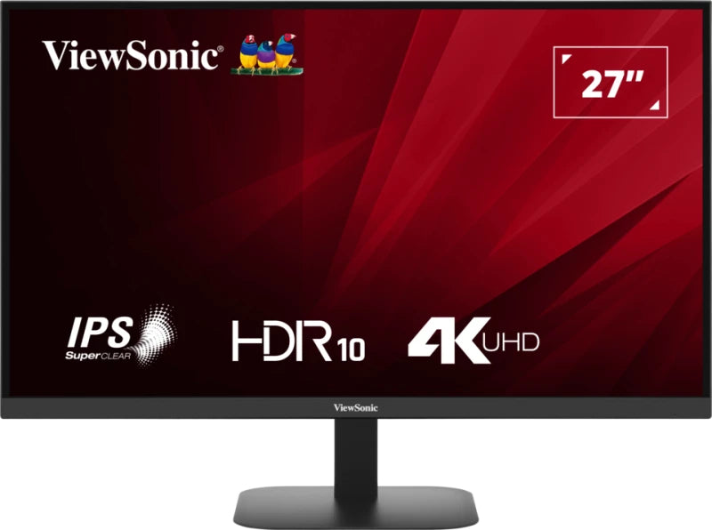 Viewsonic VA VA2708-4K-HD Monitor PC 68,6 cm (27&#34;) 3840 x 2160 Pixel 4K Ultra HD LED Nero