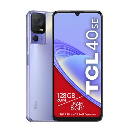 TCL 40 SE 17,1 cm (6.75&#34;) Doppia SIM Android 13 4G USB tipo-C 4 GB 128 GB 5010 mAh Viola