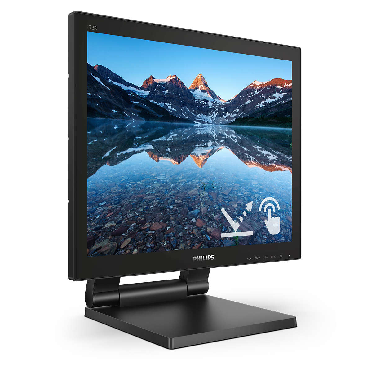 Philips 172B9TL/00 Monitor PC 43,2 cm (17&#34;) 1280 x 1024 Pixel Full HD LCD Touch screen Nero