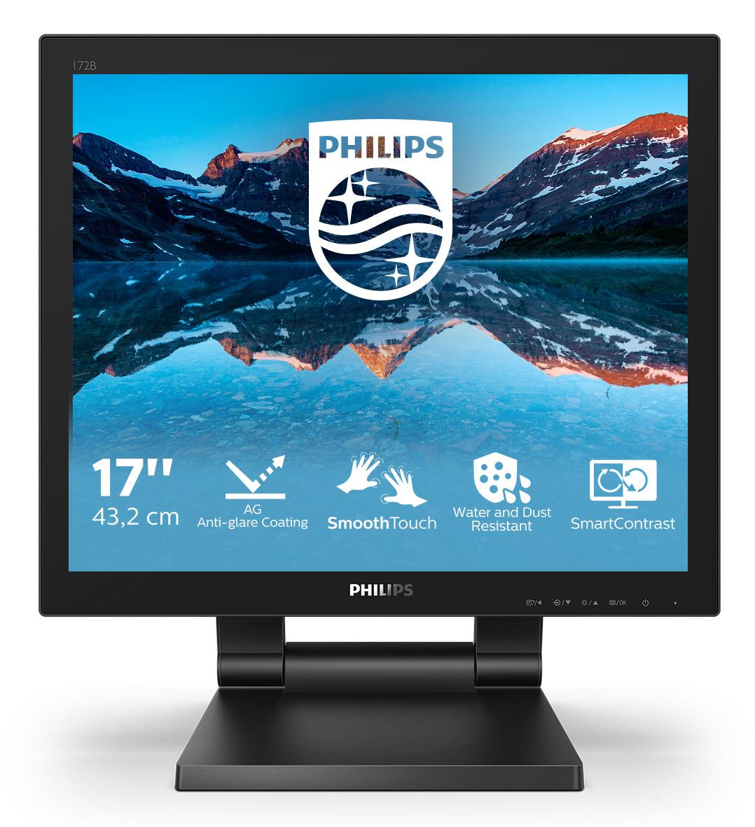 Philips 172B9TL/00 Monitor PC 43,2 cm (17&#34;) 1280 x 1024 Pixel Full HD LCD Touch screen Nero