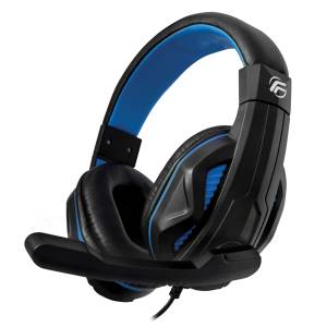 Fenner Tech Cuffie Gaming Soundgame + Microfono PC/Console Blu - puntoluceled