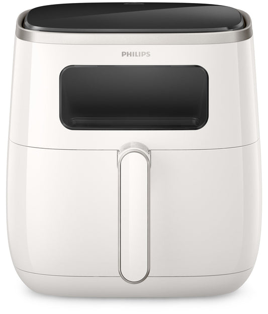 FRIGGITRICE AD ARIA MULTICOOKER 5.6 XL 1700W BIANCA CON FINESTRA WHITE - puntoluceled