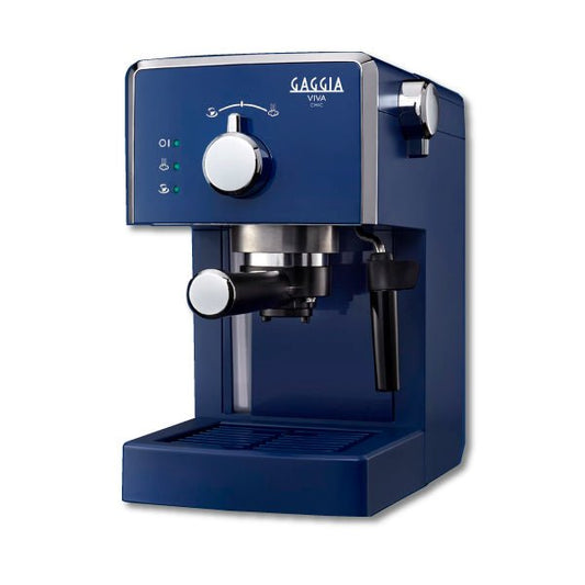 Gaggia RI843312 Viva Chic Macchina per caffè espresso manuale crema perfetta blu - puntoluceled