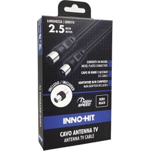 Inno - Hit Cavo Antenna M/F 2.5m Nero - puntoluceled