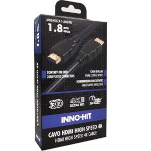 Inno - Hit Cavo HDMI High - Speed 4K HDR 60hz 1.8m Nero - puntoluceled