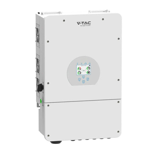 Inverter Fotovoltaico Deye Monofase Ibrido On-Grid/Off-Grid 8kW (NO CEI 0-21) con Schermo LCD e Smart Meter Integrato inclusi TA e WiFi Garanzia 5 Anni IP65 SKU 11803 - puntoluceled