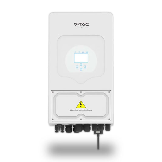 Inverter Fotovoltaico Monofase Ibrido On-Grid / Off-Grid 6KW con Specifiche Europee Garanzia 5 Anni IP65 SKU 11537 - puntoluceled