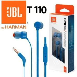 JBL Auricolari Wired Filo Tune 110 T110 Jack 3.5mm Blue - puntoluceled