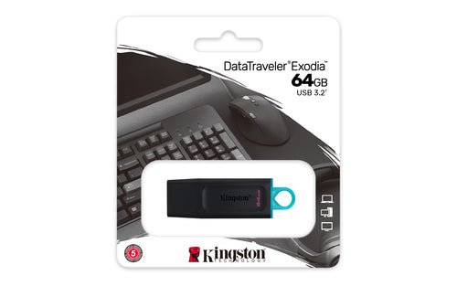 Kingston Technology DataTraveler Drive Flash USB 3.2 - USB Exodia - puntoluceled