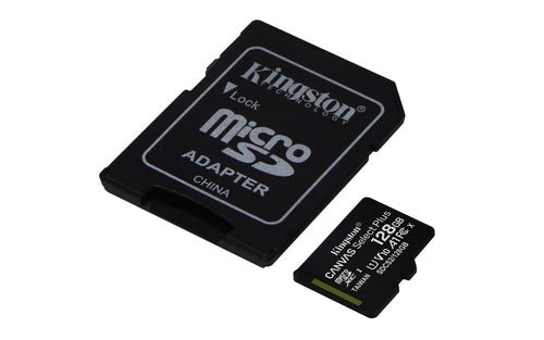 Kingston Technology Scheda micSDXC Canvas Select Plus 100R A1 C10 da 128GB + adattatore - puntoluceled