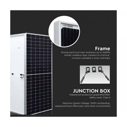 Kit fotovoltaico 5KW (4.92 KW) set 12 pz Pannello solare fotovoltaico monocristallino 410W modulo lega di alluminio e vetro temperato Waterproof IP68 - sku 11550 - puntoluceled