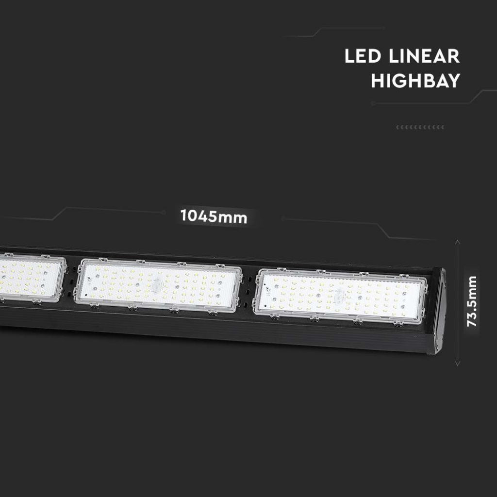 Lampada industriale LED Lineare Campana Chip Samsung 200W 120LM/W 6500K IP54 SMD High Bay - puntoluceled