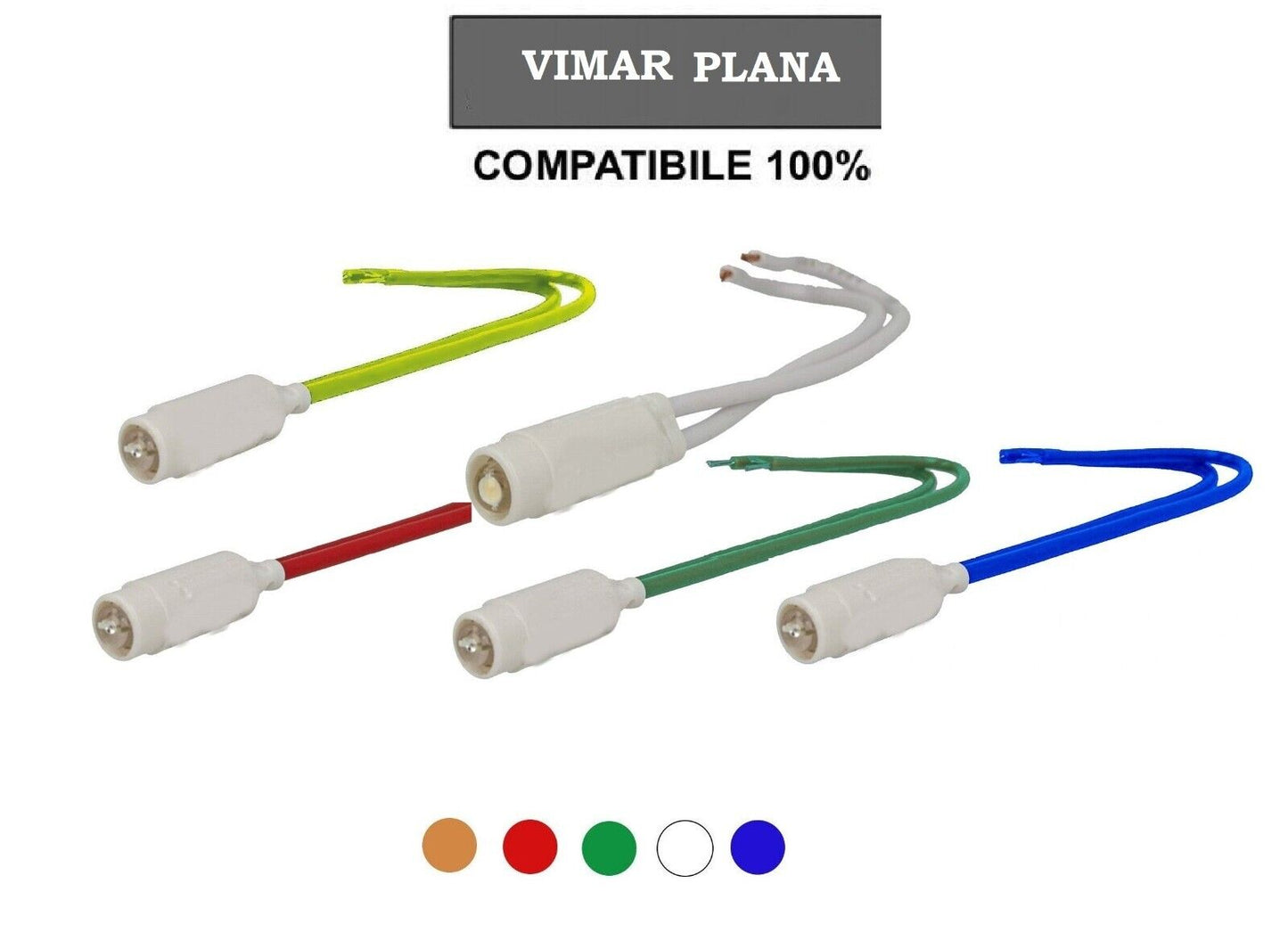 Lampada Led comando retro illuminazione tasti compatibile Vimar Plana ed Arke - puntoluceled