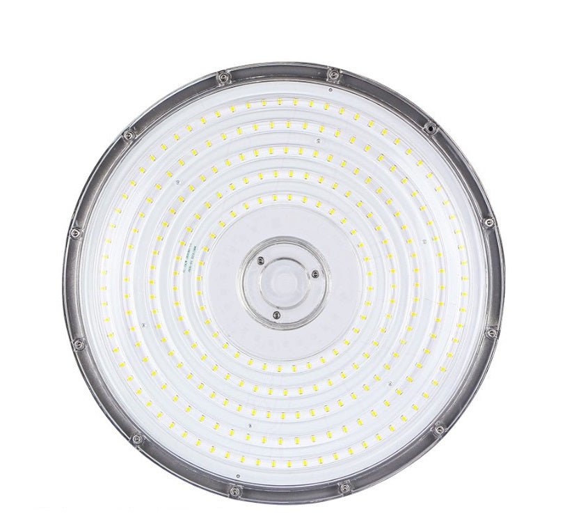 Lampione Campana Led Industriale a sospensione da esterno ed interno 50W - 100W - 150W - 200W Luce Fredda - puntoluceled