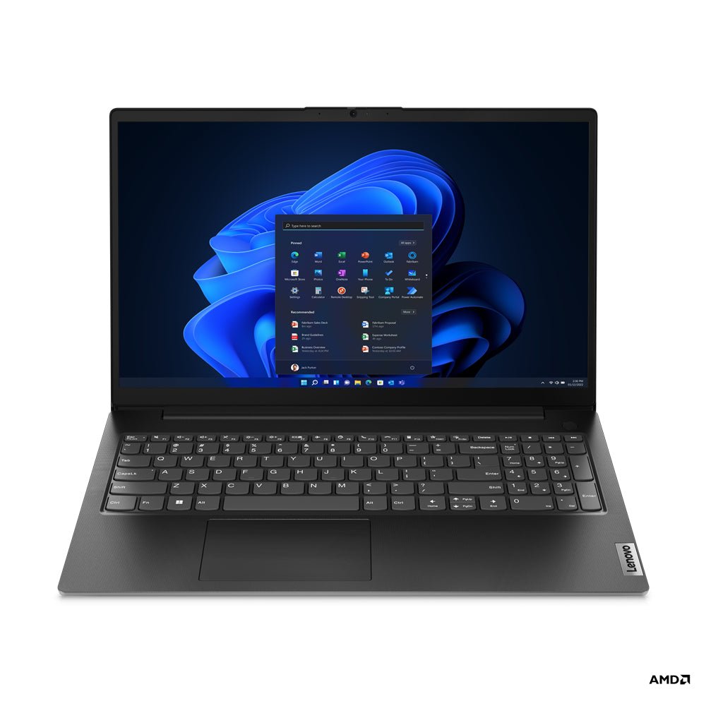 Lenovo V V15 AMD Ryzen™ 3 7320U Computer portatile 39,6 cm (15.6&#34;) Full HD 8 GB LPDDR5 - SDRAM 256 GB SSD Wi - Fi 5 (802.11ac) FreeDOS Nero - puntoluceled