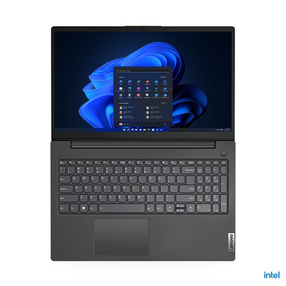 Lenovo V V15 Intel® Core™ i5 i5 - 12500H Computer portatile 39,6 cm (15.6&#34;) Full HD 8 GB DDR4 - SDRAM 512 GB SSD Wi - Fi 6 (802.11ax) Windows 11 Pro Nero - puntoluceled