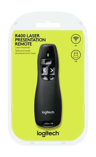 Logitech R400 puntatore wireless RF Nero - puntoluceled