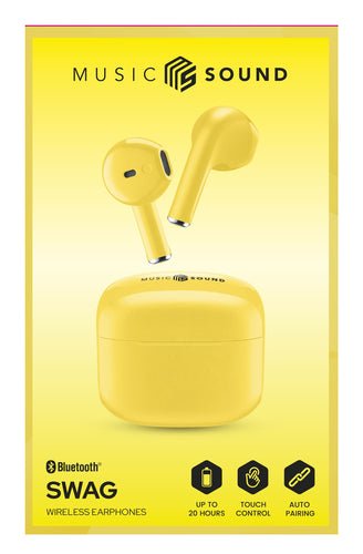 Music Sound SWAG WIRELESS EARPHONES - puntoluceled