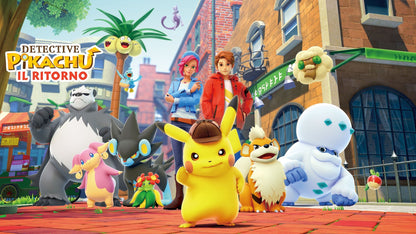 Nintendo Detective Pikachu: Il Ritorno Standard Tedesca, Inglese, ESP, Francese, ITA, Giapponese, Coreano Nintendo Switch - puntoluceled