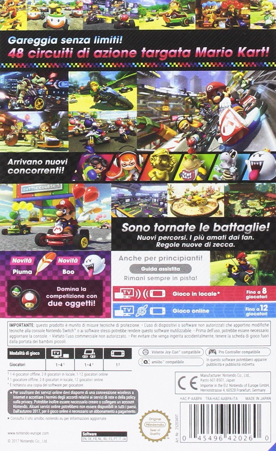 Nintendo Mario Kart 8 Deluxe Standard Inglese Nintendo Switch - puntoluceled