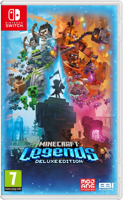 Nintendo Minecraft Legends - Deluxe Edition Cinese semplificato, Tedesca, DUT, Inglese, ESP, Francese, ITA, Giapponese, Coreano, Portoghese, Russo Nintendo Switch - puntoluceled