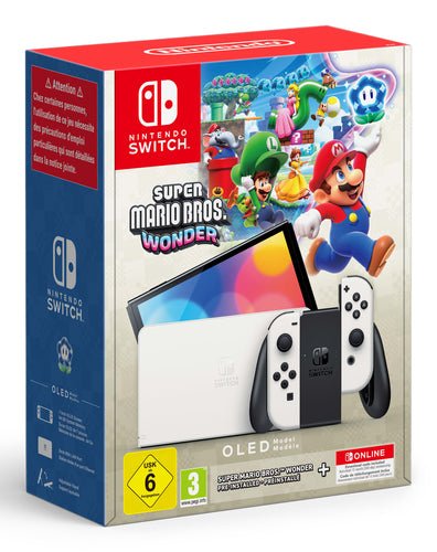 Nintendo NIN10014485 console da gioco portatile 17,8 cm (7&#34;) 64 GB Touch screen Wi - Fi Nero, Bianco - puntoluceled