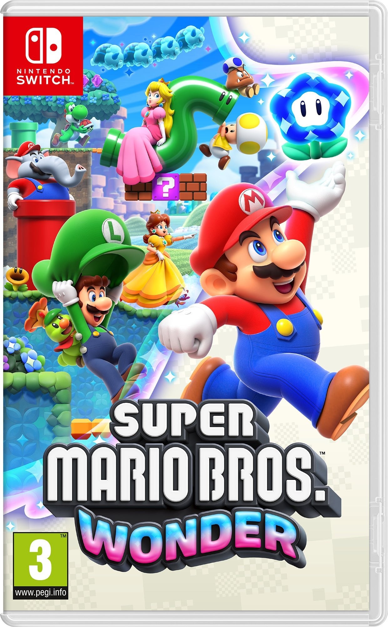 Nintendo Super Mario Bros. Wonder Standard Tedesca, DUT, Inglese, ESP, Francese, ITA, Giapponese, Coreano, Portoghese, Russo Nintendo Switch - puntoluceled