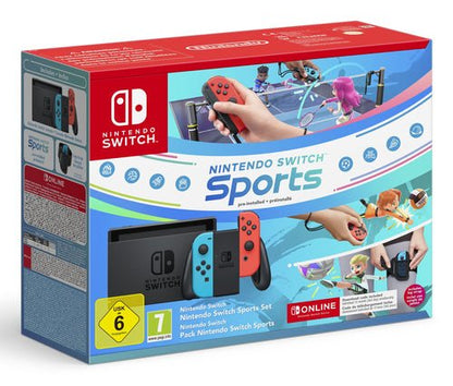 Nintendo Switch+ Switch Sports+NSO 12m - puntoluceled