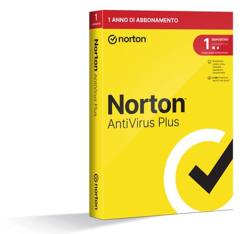 Norton Antivirus Plus 2024 | 1 Dispositivo | Licenza di 1 anno | PC o Mac - puntoluceled