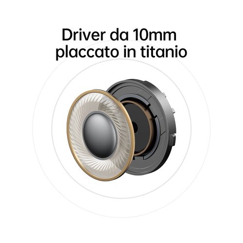 OPPO Enco Buds2, Auricolari True Wireless, Bluetooth 5.2, in - ear, Cancellazione rumore in chiamata, Comandi Touch, Audio Binaurale, Compatibili Android / iOS [Versione Italiana], Moonlight White - puntoluceled