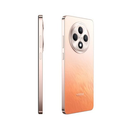 OPPO Reno12 F 4G AI Smartphone, Tripla fotocamera 50+8+2MP, Selfie 32MP, Display 6.67” 120HZ AMOLED FHD+, 5000mAh, RAM 16 GB (8+8) + ROM 256GB, [Versione Italia], Amber Orange - puntoluceled