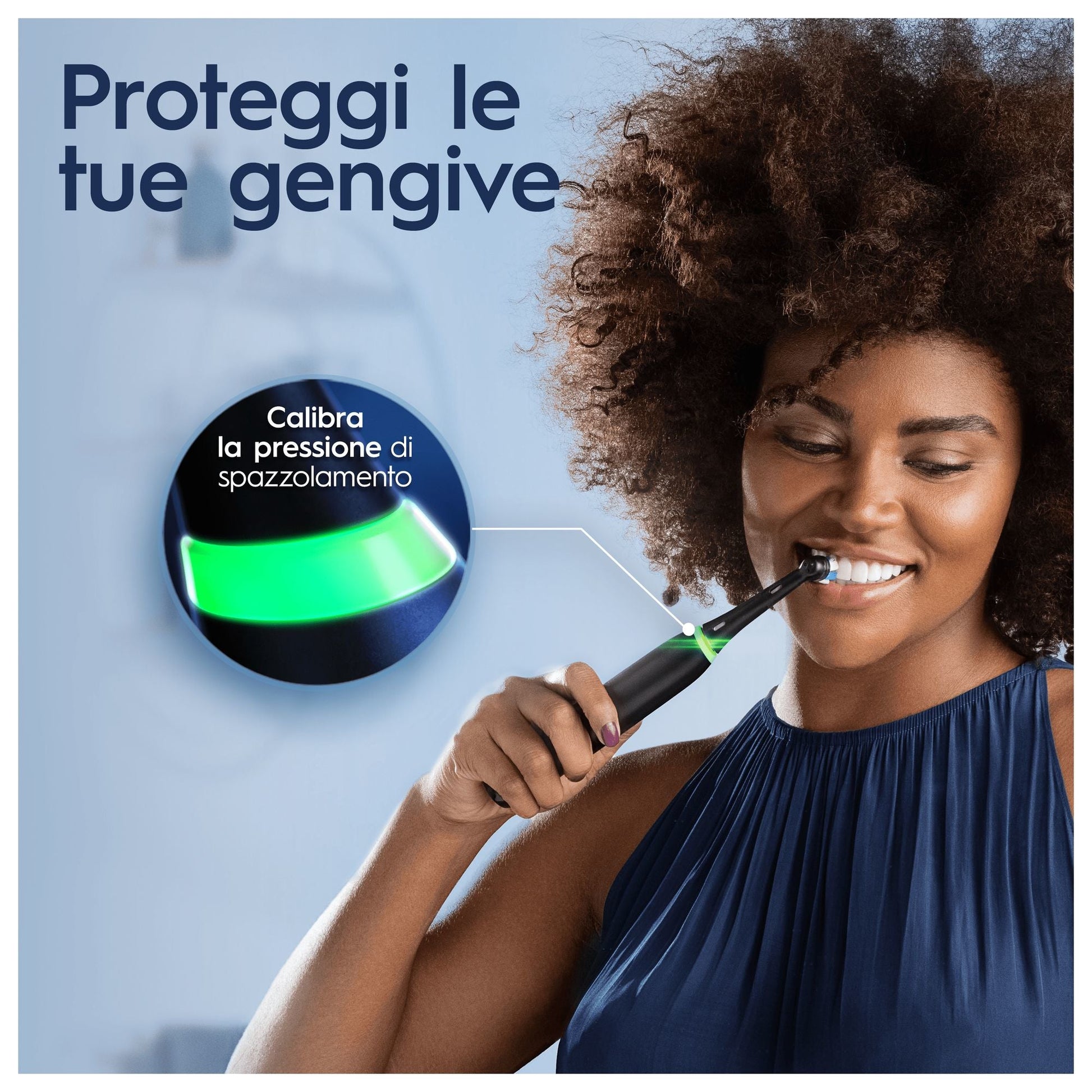 Oral - B Spazzolino Elettrico iO 3 Nero, 1 Testina - puntoluceled