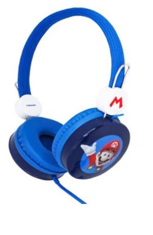 OTL Cuffie Mario Blue Core Wired - puntoluceled