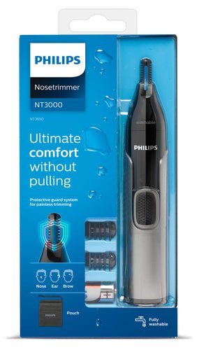 Philips 3000 series Nose trimmer series 3000 NT3650/16 Rifinitore per peli di naso, orecchie e sopracciglia - puntoluceled