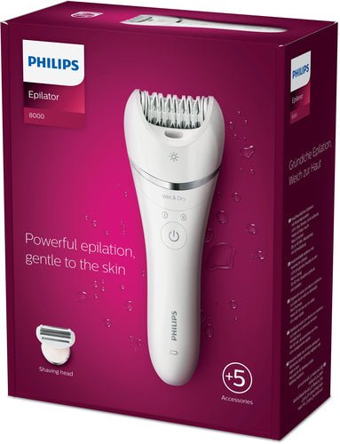 Philips 8000 series Epilator Series 8000 BRE710/00 Epilatore Wet & Dry - puntoluceled