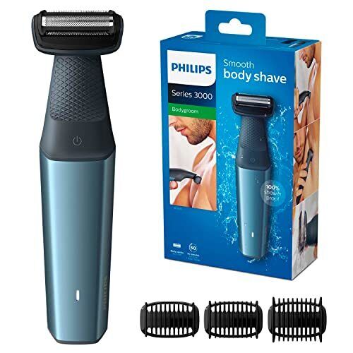 Philips BODYGROOM Rasoio delicato Bodygroom utilizzabile sotto la doccia - puntoluceled