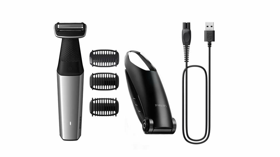 Philips BODYGROOM Series 5000 BG5021/15 Rifinitore impermeabile per corpo e inguine - puntoluceled