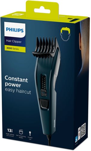 Philips HAIRCLIPPER Series 3000 Regolacapelli con lame in acciaio inossidabile - puntoluceled